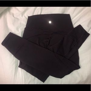 Lululemon “In Movement 7/8 Tight” - Plum Color